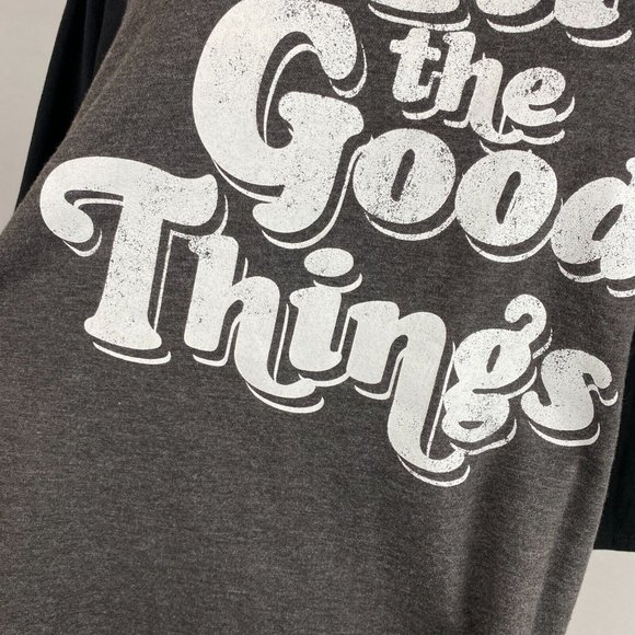 Chaser All The Good Things Raglan T-Shirt Women's Size S Graphic Print Classic - Picture 8 of 15